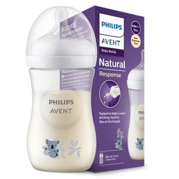 Philips Avent Butelka Natural Response responsywna 260ml 1m+ SCY903/67