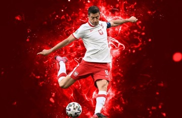 LEWANDOWSKI naklejka na ścianę 70 cm K603