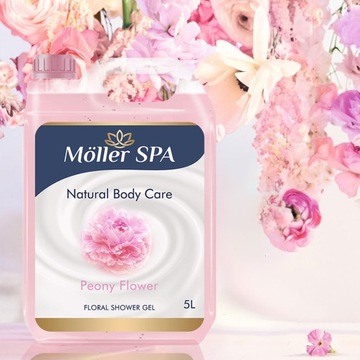 Möller SPA Пион ГЕЛЬ ДЛЯ ДУША ГЕЛЬ ДЛЯ ДУША УНИСЕКС ПРЕМИУМ КАЧЕСТВА 5л