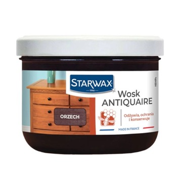 STARWAX WOSK W PAŚCIE ORZECH 375ML 43093