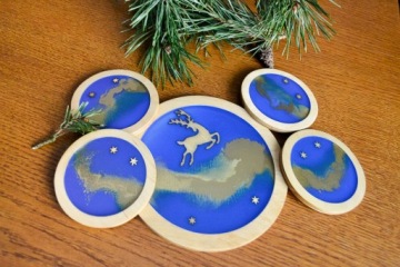 Основание для смоляной формы WOOD TRAY 18 см