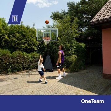 Баскетбольная корзина OneTeam BH01, черная, 230-305 см