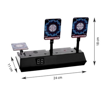 ЭЛЕКТРИЧЕСКИЙ ЩИТ ДЛЯ СТРЕЛЬБЫ СО ЗВУКОМ NERF ТИР ДЛЯ ДЕТЕЙ