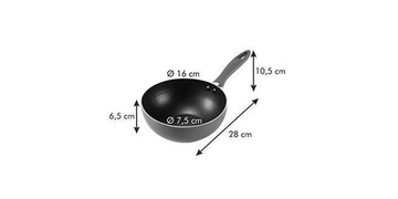 PATELNIA głęgoka WOK TESCOMA PRESTO 16 cm