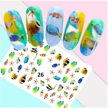 NAKLEJKI NA PAZNOKCIE SAMOPRZYLEPNE 3D