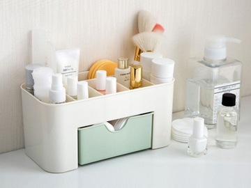 КОРОБКА-ОРГАНИЗАТОР ДЛЯ КОСМЕТИКИ ЮВЕЛИРНЫЙ ЯЩИК КОНТЕЙНЕР ДЛЯ ЩЕТКОВ