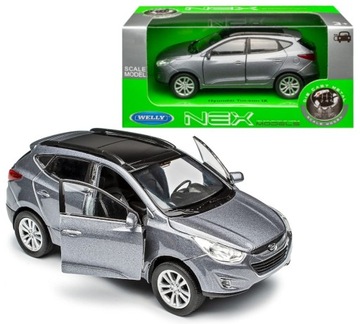 АВТОМОБИЛЬ HYUNDAI TUCSON IX WELLY 1:34 СЕРЕБРЯНЫЙ