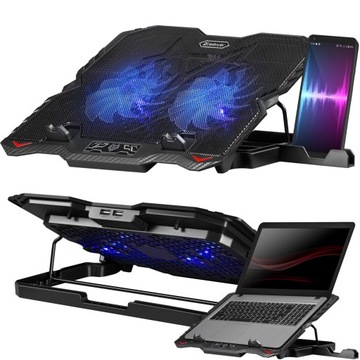 Podstawka Podkładka Chłodząca POD LAPTOPA Laptop 12 -15,6' Regulacja + USB