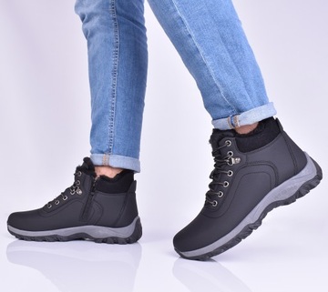 МУЖСКАЯ ЗИМНЯЯ ОБУВЬ, ОЧЕНЬ ТЕПЛАЯ, СНЕЖНЫЕ БОТИНКИ, УТЕПЛЕННЫЕ МЕХОМ, НА МОЛНИИ