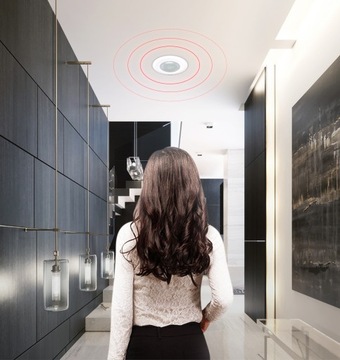 Czujnik ruchu wpuszczany na podczerwień REGULACJA