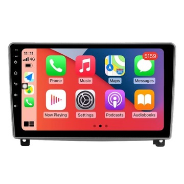 Radio GPS Navigation CarPlay Android Auto for Peugeot 407 1 2004 -2011