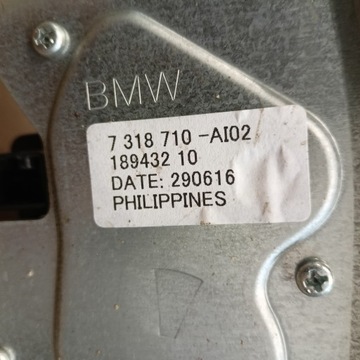 BMW X5 F15 MOTOR MOTOREK STĚRAČE ZADNÍ OKNO 7318710