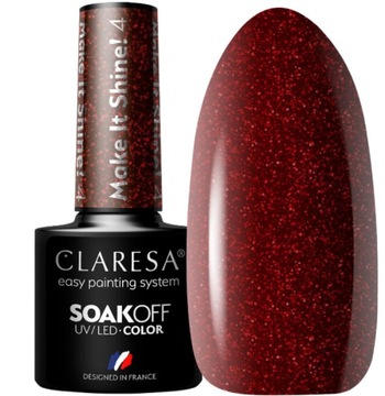 CLARESA LAKIER HYBRYDOWY MAKE IT SHINE 4 BROKAT