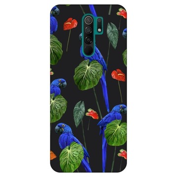Etui do Xiaomi Redmi 9 Wzory Papuga Papużka Ptak