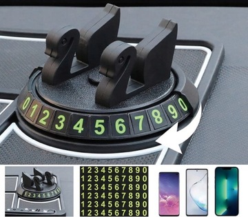 ПРОТИВОСКОЛЬЗЯЩИЙ КОВрик ДЛЯ АВТОМОБИЛЬНОГО ТЕЛЕФОНАОрганайзер 4в1