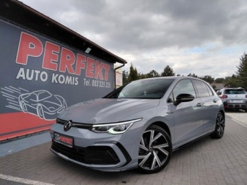 Volkswagen Golf VIII Variant 1.5 eTSI 150KM 2021 Volkswagen Golf Automat R Line Klimatronik LED Harman Kardon 1.5 Benzyna
