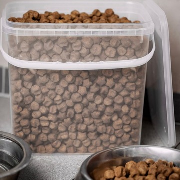 ПРЯМОУГОЛЬНОЕ ВЕДРО 10 Л с допуском ПИЩЕВЫХ ПРОДУКТОВ, прозрачное