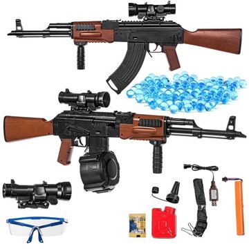 PISTOLET KULKI ŻELOWE KARABIN AUTOMAT AK47 AKMDUŻY