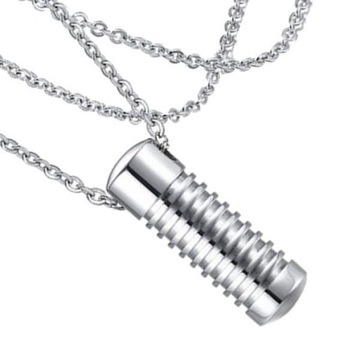 3xScrew Whorl Urna ze stali nierdzewnej na pa