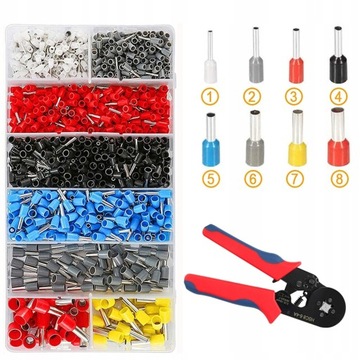 НАБОР ИЗОЛИРОВАННЫХ РАЗЪЕМОВ 1200 ШТ.