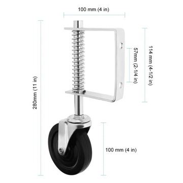 ЦЕНТРАЛЬНЫЙ РОЛИК РАЗДВИЖНЫХ ДВЕРЕЙ ДЛЯ ГАРАЖНЫХ ДВЕРЕЙ И ШКАФОВ