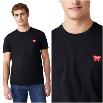 WRANGLER SIGN MĘSKA KOSZULKA T-SHIRT LOGO S