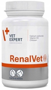 VetExpert RenalVet preparat na nerki dla psa i kota 60 kapsułek
