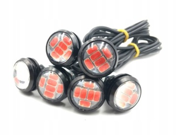 КРАСНЫЙ СТОП-СИГНАЛ 6 LED EAGLE EYE 2 ШТ.