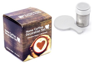 ШЕЙКЕР + ШАБЛОНЫ ДЛЯ КОФЕ ТОРТЫ ДЕСЕРТЫ В ПОДАРОК