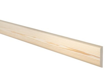 Półwałek sosnowy bezsęczny 4x27x2400 mm