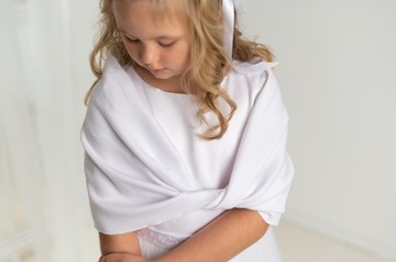 Палантин-болеро с рукавами для причастия