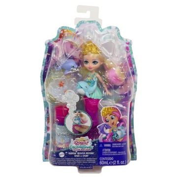 ENCHANTIMALS Royal Lalka BĄBELKOWA SYRENKA Bańki