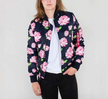 Alpha Industries MA-1 VF Flowerprint Wmn Kurtka damska przejściowa 196003-417-