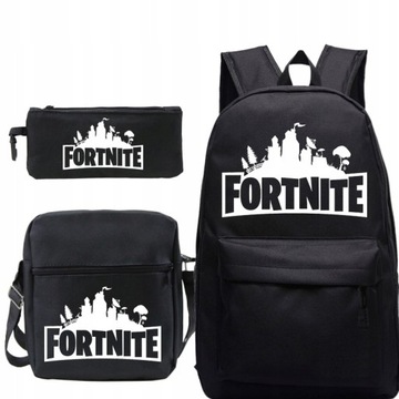 ZESTAW PLECAK TORBA PIÓRNIK FORTNIT MIDAS WZORY
