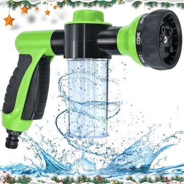 НАСАДКА ДЛЯ МОЙКИ, РАСПЫЛИТЕЛЬ ПЕНЫ, 8 РЕЖИМОВ МОЙКИ, РАСПЫЛИТЕЛЬ С БУТЫЛКОЙ