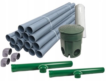 Экологическая станция очистки сточных вод Септик Септик 3000л Дренаж 36м