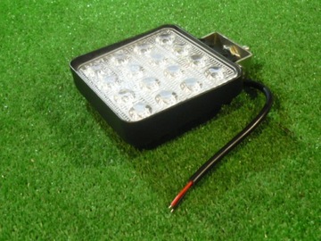 LAMPA ROBOCZA 16 LED 12V/24V KWADRAT HALOGEN SZPER