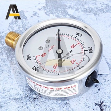 Манометр топлива типа 0-3500 PSI Манометр PSI NPT