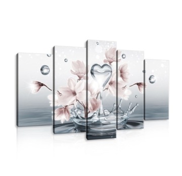 КАРТИНА НА ХОЛСТЕ 5 ЧАСТЕЙ БОЛЬШАЯ ДЛЯ СПАЛЬНИ ГОСТИНОЙ НА ХОЛСТЕ СТЕНА 170x100