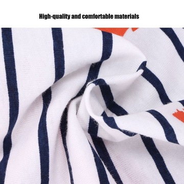 Футболка с принтом «Pet» Хлопковый полосатый принт