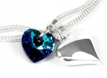 BRANSOLETKA SREBRNA SERDUSZKA SERCE SWAROVSKI SREBRO PRÓBY 925 B25