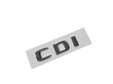 Emblemat do Mercedes CDI Silver Glossy