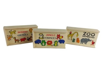 Домино Деревянный пазл для детей