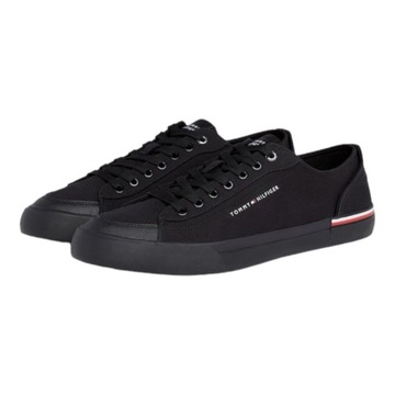 TOMMY HILFIGER BUTY MĘSKIE CORPORATE VULC CANVAS CZARNE r.43