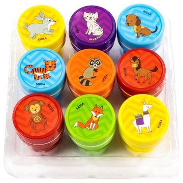 STEMPLE PIECZĄTKI DLA DZIECI zwierzątka KIDEA