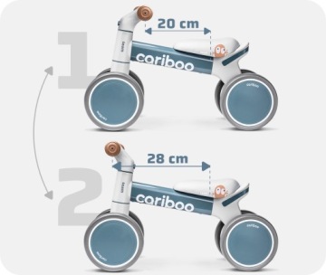 Беговел CARIBOO TEAM, легкий беговел.
