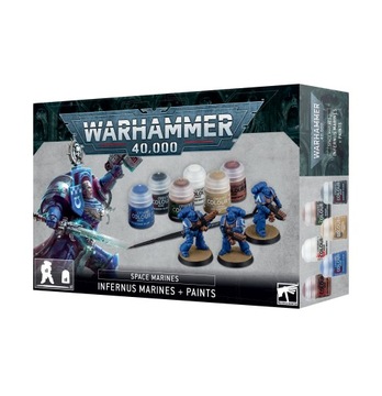 WARHAMMER 40,000 SPACE MARINES INFERNUS + PAINTS