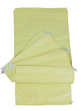 Worki polipropylenowe PP 50x85 żółte 25kg cukier piasek kruszywo zboże