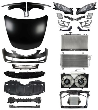 MAZDA 6 07-10 KAPOTA NÁRAZNÍK BLATNÍK PAS