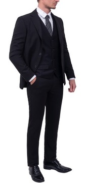 Черный мужской костюм-жилет - 50-е годы